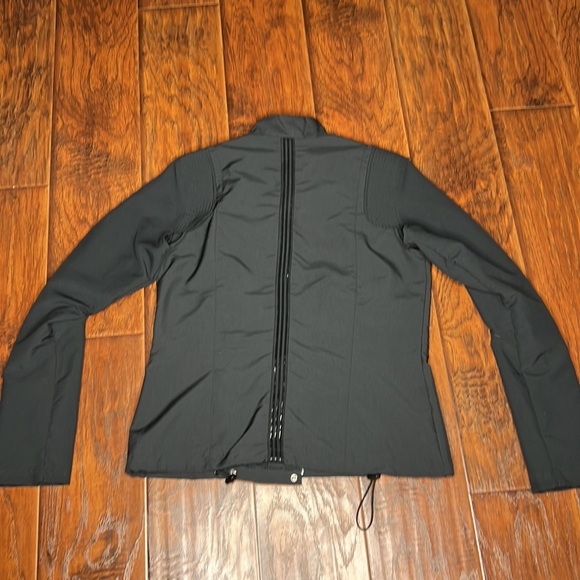 Adidas Black Performance Full Zipper Jacket with Unique Design - Picture 2 of 14